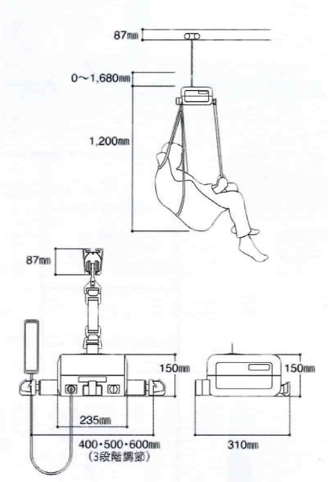 かるがるプチV寸法図